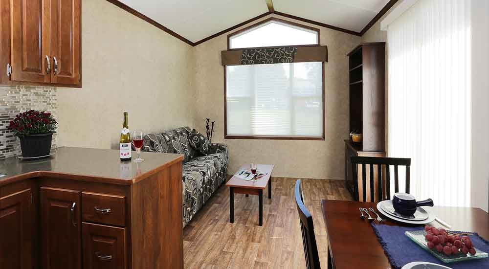 Park model trailer interior